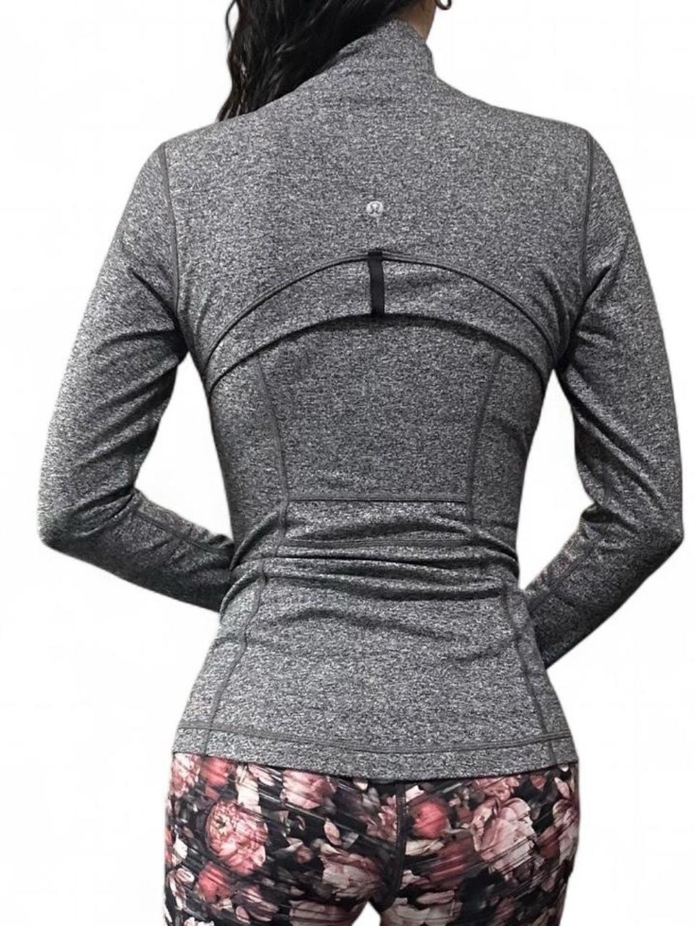 Lululemon define jacket in heather grey/black Size 6– Excellent condition! - Picture 3 of 8